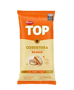 Cobertura de Chocolate Branco Top Harald 2,05kg Gotas