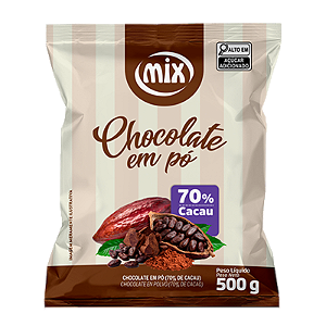 Chocolate em Pó Mix 70% Cacau 500g