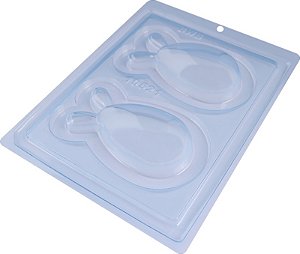 Forma Silicone Ovo Coelho Com Orelha 100g Ref: 10521