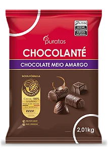 Chocolate Meio Amargo Gotas Chocolanté 2,01kg Puratos