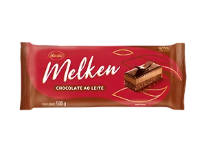 Chocolate Melken Ao Leite Barra 500g