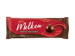 Chocolate Melken Meio Amargo Barra 2,1kg