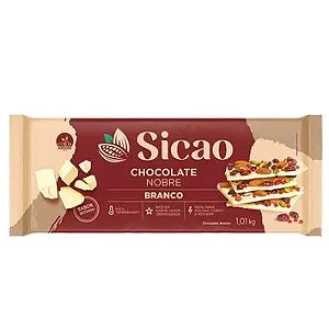 Chocolate Branco Nobre Sicao Barra 1,01kg