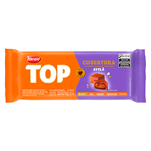 Cobertura Top Avelã Barra 1,01kg Harald