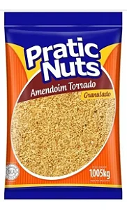 Amendoim Torrado Granulado Sem Sal 1kg Pratic Nuts