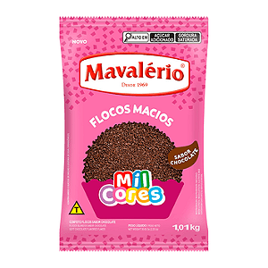 Flocos Macios Sabor Chocolate 1,01kg Mavalério