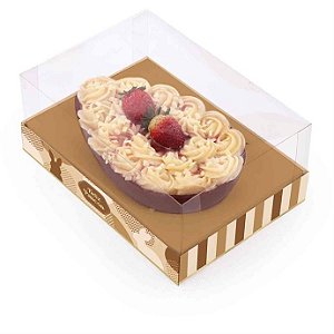Caixa Visor para Ovo de Páscoa Brule 250g CARBER