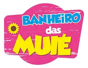 Placa Banheiro Das Muié MDF EVA 30x23cm GRINFEST