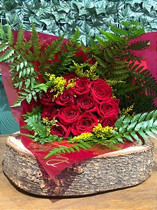 Buquê 12 Rosas