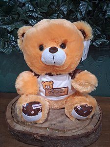 Urso Romântico com frase "Te Amo" 30 cm