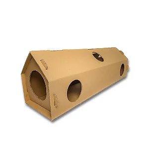 Casa Túnel de Papelão para Gatos E3 Pets
