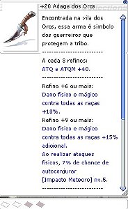 +20 Adaga dos Orcs (2)