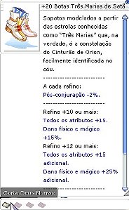 +20 Botas Três Marias do Satã