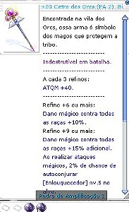 +20 Cetro dos Orcs [2] PA2 BI
