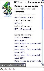 +20 Possessão Elemental de Cristal
