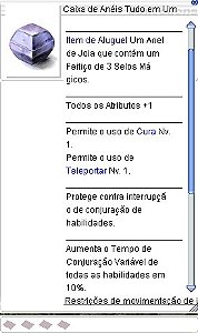 Caixa de Anéis Tudo em Um