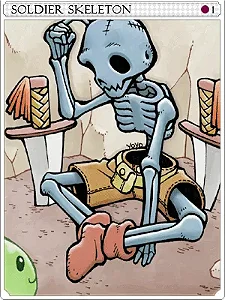 Soldier Skeleton Card