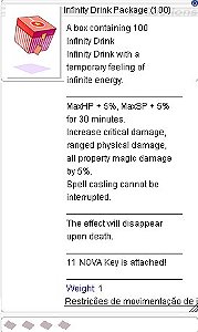 Infinity Drink Package (100)
