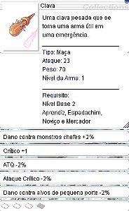 Clava (3) Dano Chefe