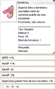 Sandálias (1) ASPD +1%
