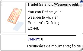 Safe to 5 Weapon Certificate