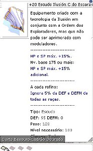 +20 Escudo Ilusión C do Escaravelho GTB