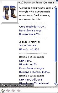 +20 Botas de Prana Quimera