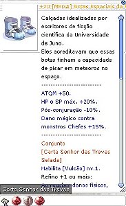 +20 [MEGA] Botas Espaciais da Perdição