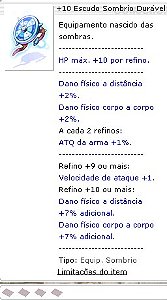 +10 Escudo Sombrio Durável