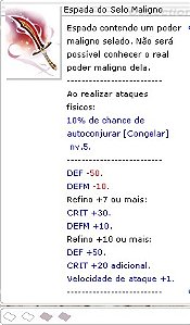 Espada do Selo Maligno (2)