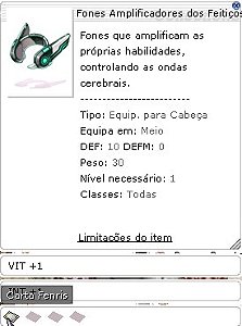 Fones Amplificadores dos Feitiços