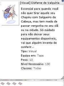 Visual Disfarce de Valquíria