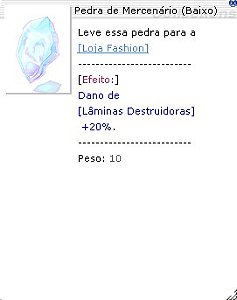 Pedra de Mercenário (Baixo)