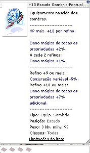 +10 Escudo Sombrio Pontual