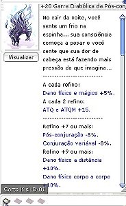 +20 Garra Diabólica da Pós-conjuração