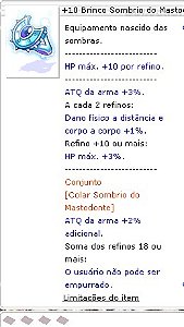 +10 Brinco Sombrio do Mastodonte