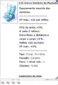 +10 Greva Sombria do Mastodonte