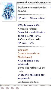 +10 Malha Sombria do Mastodonte