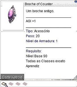 Broche Of Counter Carta Kobold