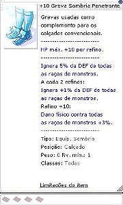 +10 Greva Sombria Penetrante