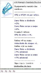 +10 Manopla Sombria Durável