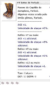 +9 Botas do Ferlock