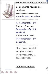 +10 Greva Sombria da Pós-conjuração
