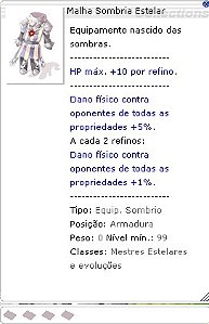 Malha Sombria de Mestre Estelar