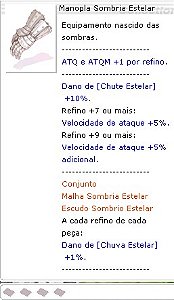 Manopla Sombria Estelar