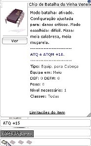 Chip de Batalha da Vinha Venenosa