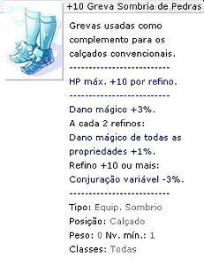 +10 Greva Sombria de Pedras Preciosas