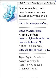 +10 Greva Sombria de Pedras Preciosas