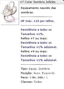+10 Colar Sombrio Infinito