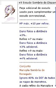 +9 Escudo Sombrio do Triplo